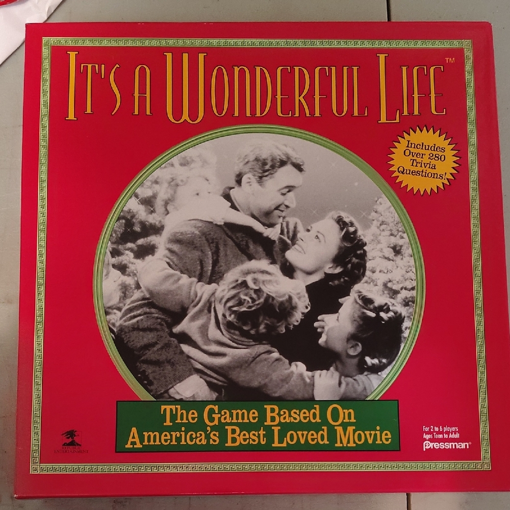 It's a Wonderful Life Trivia Game - Red by